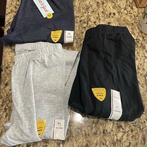 NWT Cat & Jack Kids' girl Leggings - Black, Gray, and Jean